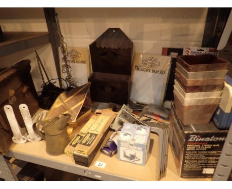 Vintage TV aerials bubations stereo mats vintage boxed household goods tools etc