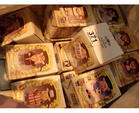 Collection of nineteen Leonardo Piggies Lesser and Pavey ltd also a vintage pig money box