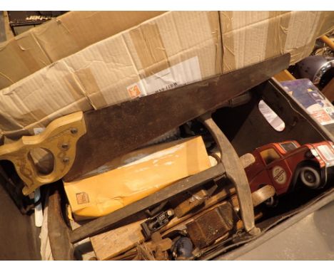 Box of mixed tools etc 