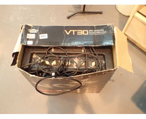 VOX Valvetronix VT30 modelling amplifier 30w output with 10'' speaker replicates 22 types of amplifier and has 12 built in ef