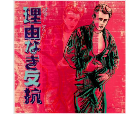 ANDY WARHOL(Pittsburgh 1928–1987 New York)Rebel without a cause (James Dean). 1985.Farbserigrafie. 131/190. Unten rechts mit 