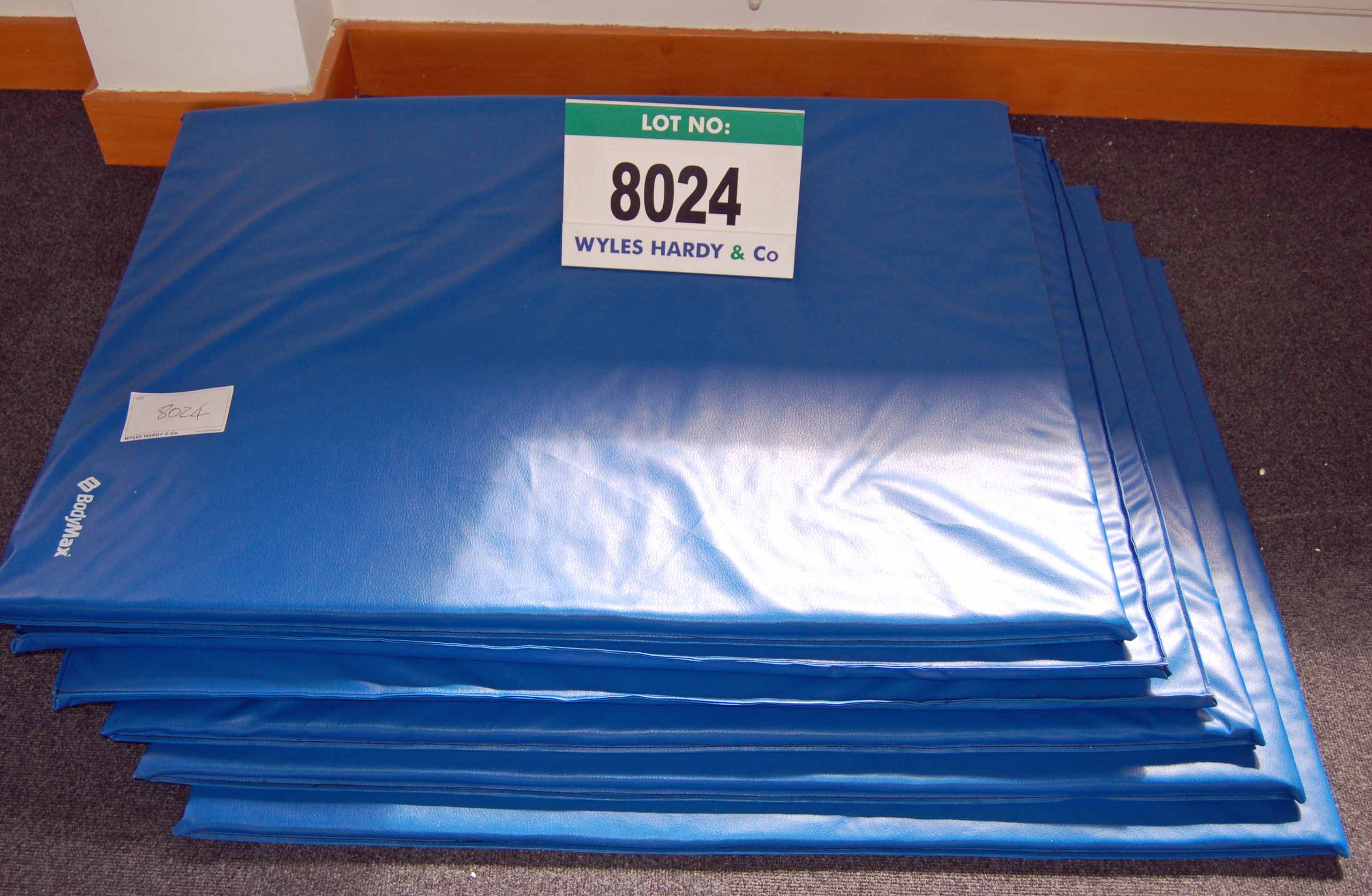 exercise english bf Blue BODYMAX Mats, Padded Exercise Floor Six Vinyl each