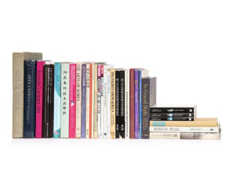 ASIAN ART REFERENCE BOOKS - KOREAN CERAMICS, WORKS OF ART AND PAINTINGS
A large group of reference works and catalogues relat