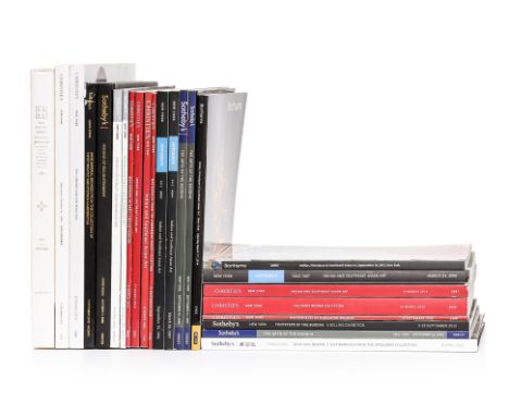 ASIAN ART AUCTION CATALOGUES - BUDDHIST SCULPTURE AND WORKS OF ART
24 Sotheby's, Christie's, Bonhams and Hanai catalogues of 