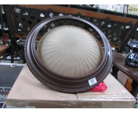 A large ceiling light
