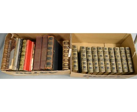 Ten half-calf-bound volumes of The Harmsworth Encyclopedia, profusely illustrated, The Amalgamated Press Limited, London, com