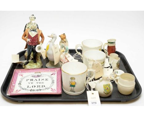 Two Royal Albert Beatrix Potter animals 'Foxy Whiskers' gentleman and 'Jemima Puddleduck'; together with a selection of vario