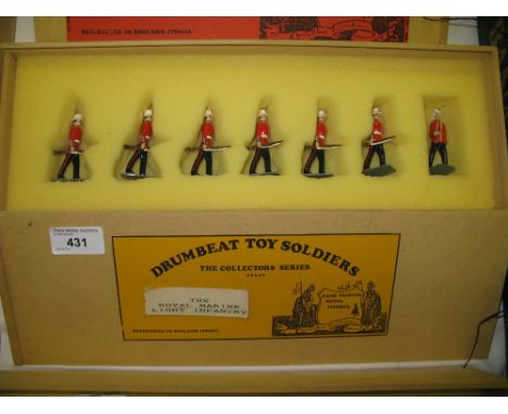 DRUMBEAT TOY SOLDIERS THE ROYAL MARINE LIGHT INFANTRY 