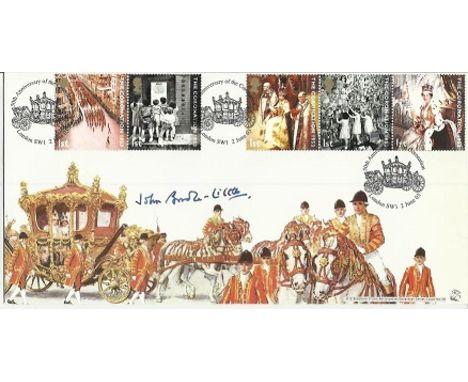 John Brooke-Little 2003 Bradbury 50th Anniversary of the Coronation first day cover, limited edition of just 210 personally s