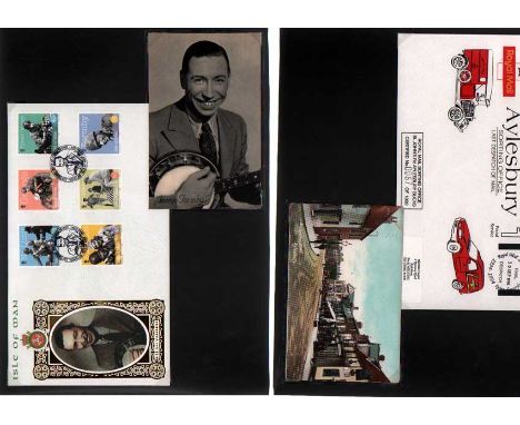 Arts, Culture and Entertainment covers and postcards collection. Over 80 assorted culture and entertainment themed covers and