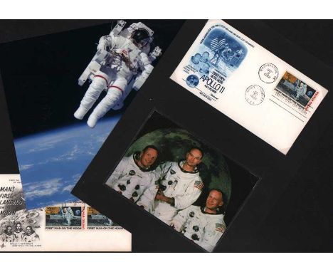Space Memorabilia Collection. Nice collection of items consisting of 1994 STS-64 Shuttle Cover signed astronaut Susan Helms, 