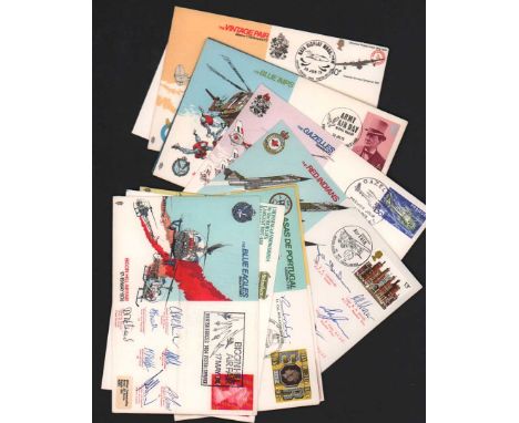 Air Displays RAF cover collection. Nine Display Team signed covers from the Air Displays RAF Museum series. Includes The Blue