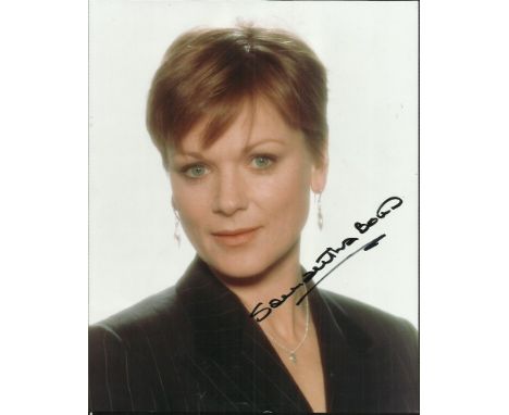 Samantha Bond signed 10x8 colour portrait photo Good condition All signed items come with COA and guarantee of authenticity. 