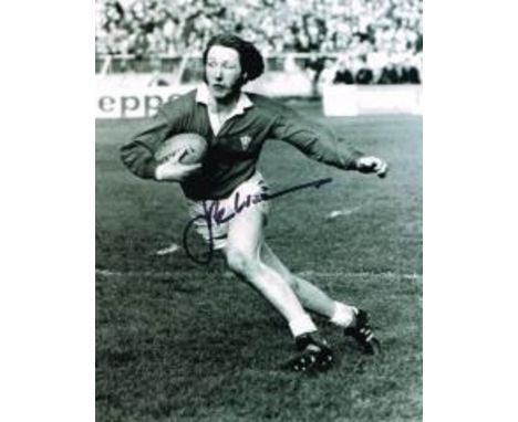 J P R Williams Welsh Rugby Legend Signed 10 X 8 Inch Photo Good condition All signed items come with COA and guarantee of aut