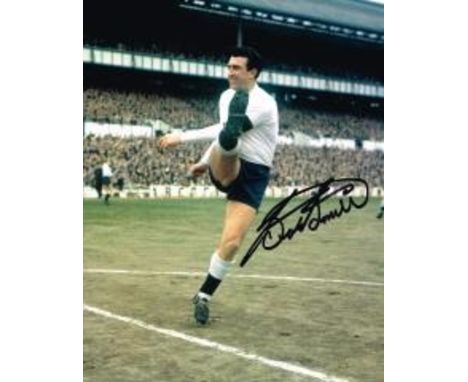 Bobby Smith Tottenham Signed 10 X 8 Inch Photo Good condition All signed items come with COA and guarantee of authenticity. C