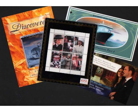 Stamp Packs and First Day Covers Collection. Consists of ten mint stamp packs and presentation booklets including 1994 Christ