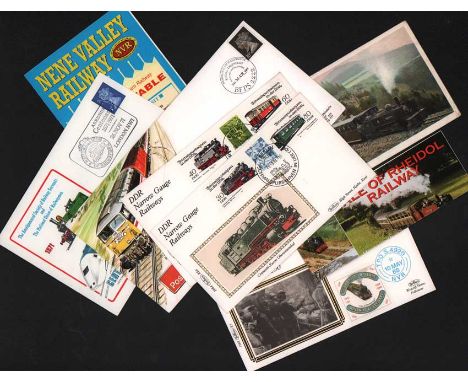 Railways Collection. Consists of Israel Railways in the Holy Land first day cover, 1978 Kent and East Sussex Opening of the R