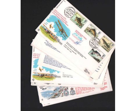 RAF First Day Cover collection. 27 covers from the RFDC RAF Museum series. All signed varieties. Includes British Motor Cars 