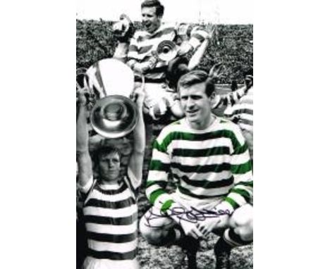 Billy Mcneill Celtic FC Signed 12 X 8 Inch Photo Montage Good condition All signed items come with COA and guarantee of authe