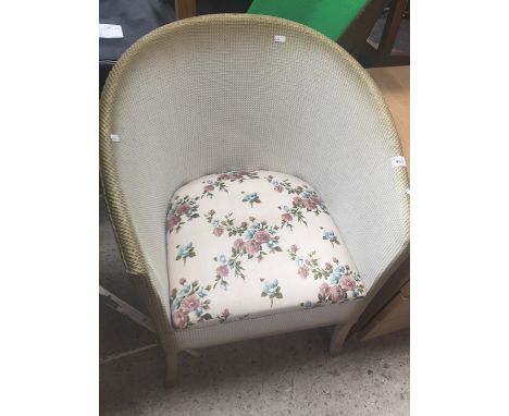 A woven commode chair 