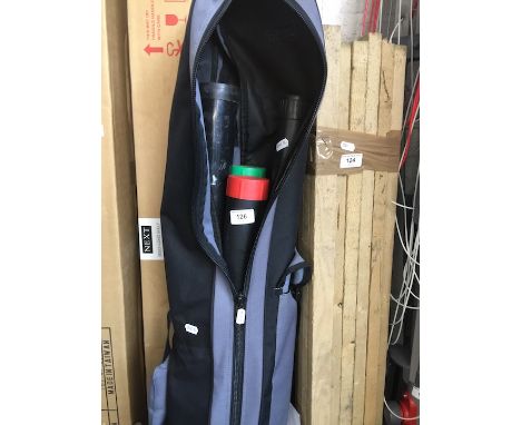Fishing rod in carry case 