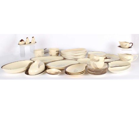 Carltonware, England Australian Design "Windswept" Dinner Service Designed and manufactured circa 1958, organic or assymetric