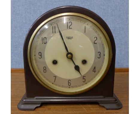 A Smith Enfield Bakelite mantel clock