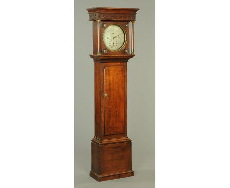 A George III oak longcase clock by Taylor Kirby (Kirkby Stephen), also marked "Robert & Elizabth (sic) Wilson", with circular