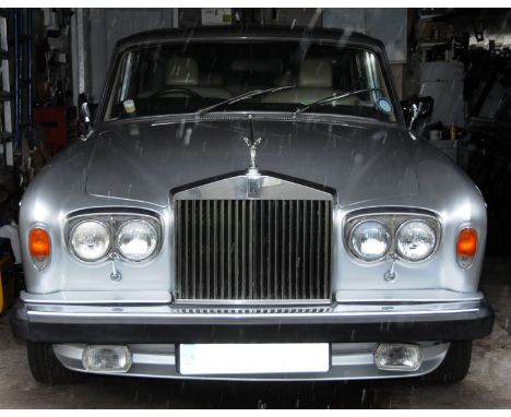 Rolls Royce Silver Shadow II, Registration BCU 860V, mileage 012045 (112,045), recent replacement engine, cream leather and w