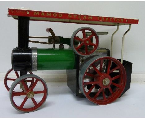 A Mamod steam engine, model TE1A