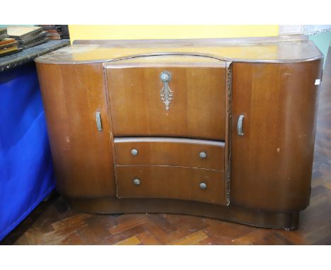 Early 20th Century Sideboard/Drinks Cabinet by Beautility. In sound and original condition but would benefit from cosmetic re