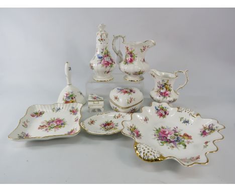 Selection of Hammersley china in the Howard Sprays pattern.