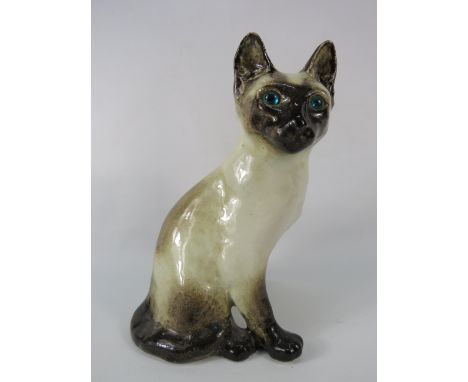 Winstanley Siamese cat figurine size 4, 10.5" tall.