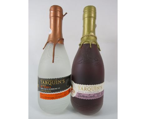 Two full and unopened bottles of Tarquins Cornish Gin.