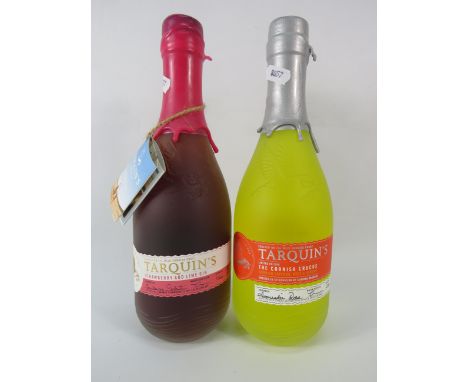 Two full and unopened bottles of Tarquins Cornish Gin.