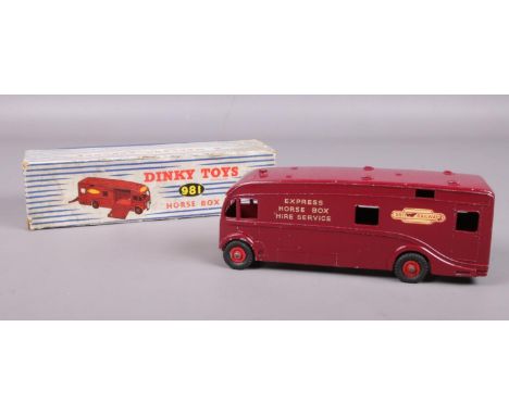 A Dinky Toys 981 Horse box. (boxed)  