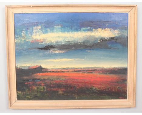 Roderic O'Conor (1860-1940), a framed oil on canvas, landscape scene, titled to back Sky at Cassis. Signed and dated 1937. At