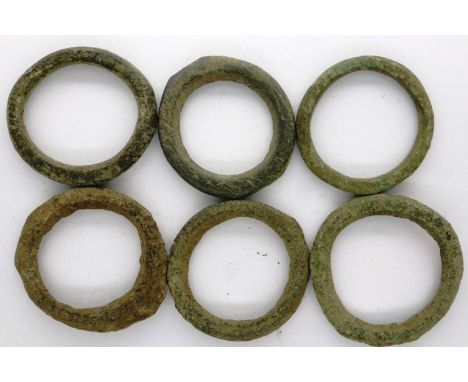 Bronze Age 1st century BC Celtic ring money proto currency, D: 23 mm. P&amp;P Group 0 (£5+VAT for the first lot and £1+VAT fo