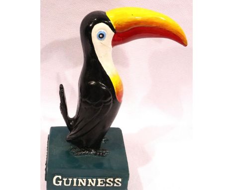 Guinness Toucan figurine, H: 20 cm. No cracks, chips or visible restoration. P&amp;P Group 2 (£18+VAT for the first lot and £