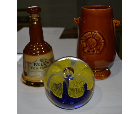 Collection of Aynsley Cottage Garden, Caithness glass, Hornsea and other decorative ceramics.