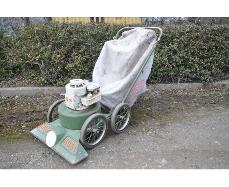 A BILLY GOAT PERTOL LEAF VACUUM with a Briggs and Stratton 3.5Hp engine (engine pulls freely but hasn’t started) with collect
