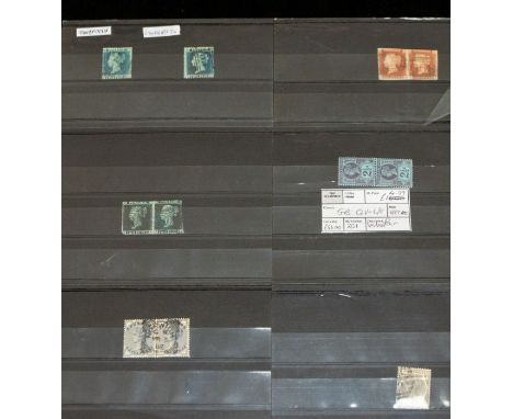 Diverse collection of Early GB Stamps & Envelopes , & Cigarette Cards,all in  a large Black ‘Partners folder ‘ then a blue ce