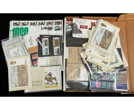 Miscellaneous collection in Box with Collection of Duplicated GB OFFICIAL Souvenir Covers for GB London 1980 (3) , 1961 Post 