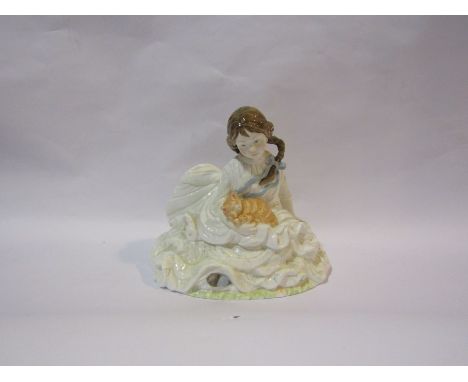 A Royal Worcester limited edition figurine "Safe At Last"