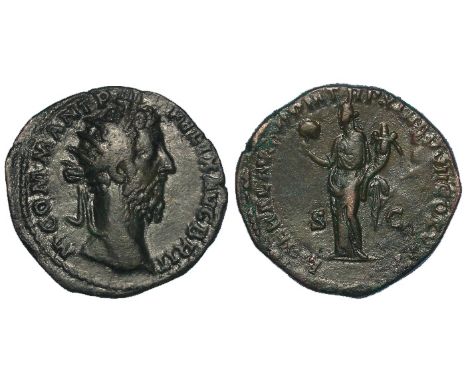 Commodus brass dupondius, Rome Mint 180 A.D., reverse:- Liberalitas, Sear 5839, nice youthful portrait, GVF