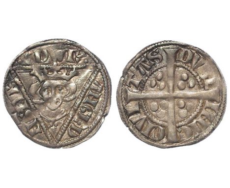 Ireland. Edward I Silver Penny. Second Coinage (1279 - 1302) Dublin Mint. Class 1b. Spink 6247. Well struck (evidenced by lig