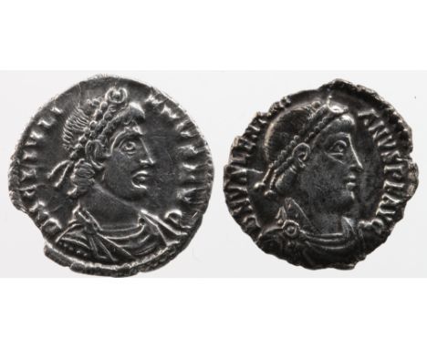 Julian II, silver siliqua, struck as Augustus, Trier Mint 361-362 A.D., reverse:- VOTIS V MVLTIS X, in exrgue T R followed by