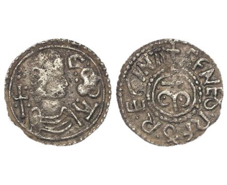 Penny Cynethryth (Wife of Offa) c.757-796, Light Coinage Canterbury Mint, moneyer Eoba, S.909, North 339, Chick 138c (this co