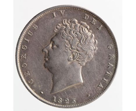 Halfcrown 1825 ESC 642 EF/AU light tone over original brilliance