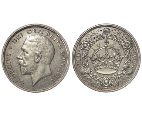 Crown 1932 ESC 372 EF the obverse with minor contact marks and light hairlines